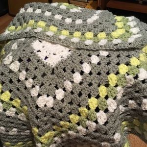 Crocheted baby blankets